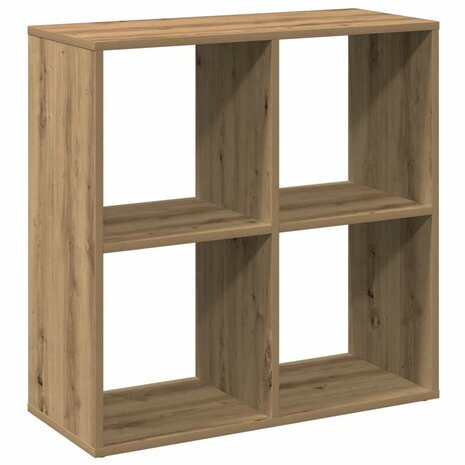 Kamerscherm / boekenkast 69,5x29x69,5 cm hout artisanaal eiken 2