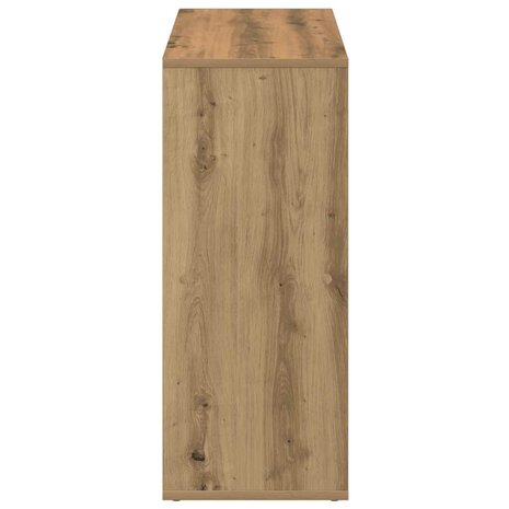 Kamerscherm / boekenkast 69,5x29x69,5 cm hout artisanaal eiken 7