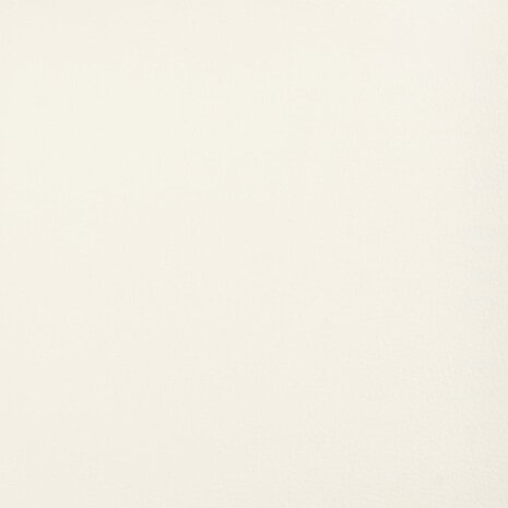 Bankje 100x35x41 cm kunstleer crèmekleurig 6