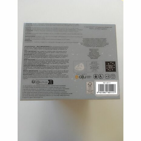 Knuffel Berjuan Anireal Wit Hond 35 cm 3