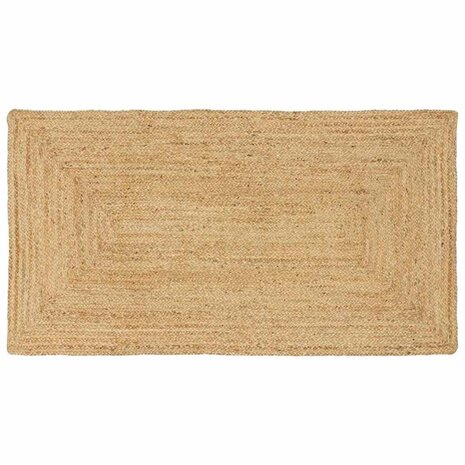 Tapijt Beige 80 x 150 cm Jute 1