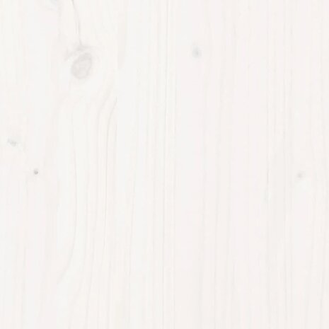 Slaapbank zonder matras 75x190 cm massief grenenhout wit 8