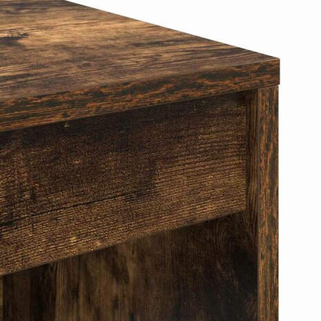 Bureau Gerookt eiken 80 x 40 x 76 cm Bewerkt hout 7