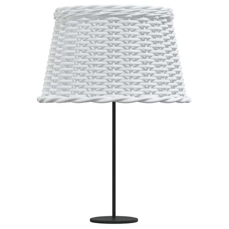 Lampenkap Ø45x28 cm wicker wit 4
