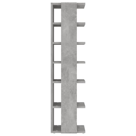 Schoenenkast 27,5x27x102 cm bewerkt hout betongrijs 5