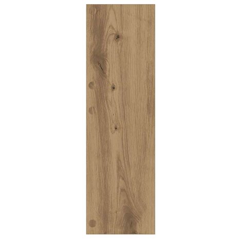 Wand Schoenenkasten Anders artisanaal eikenkleurig Bewerkt hout 6