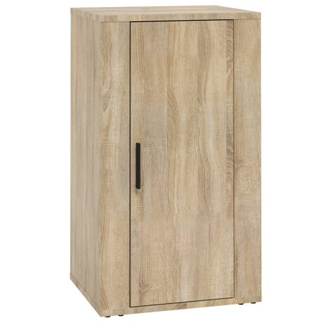Dressoir 40x33x70 cm bewerkt hout sonoma eikenkleurig 2
