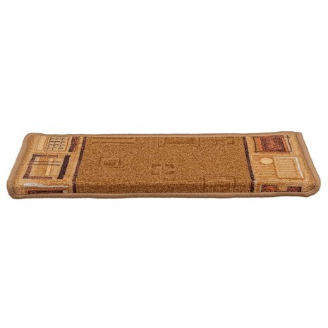 Trapmatten zelfklevend 5 st 65x21x4 cm beige 3