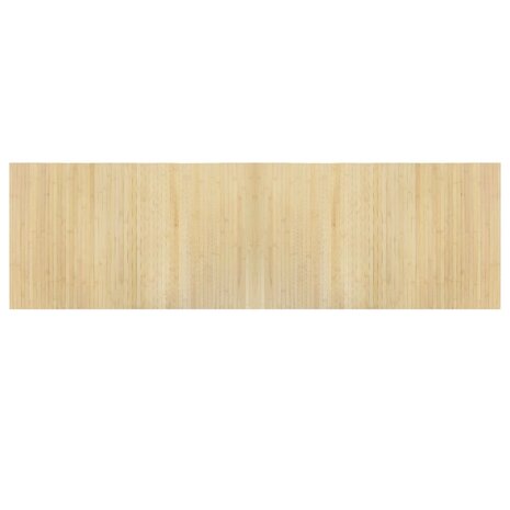 Vloerkleed rechthoekig 60x200 cm bamboe lichtnaturel 2