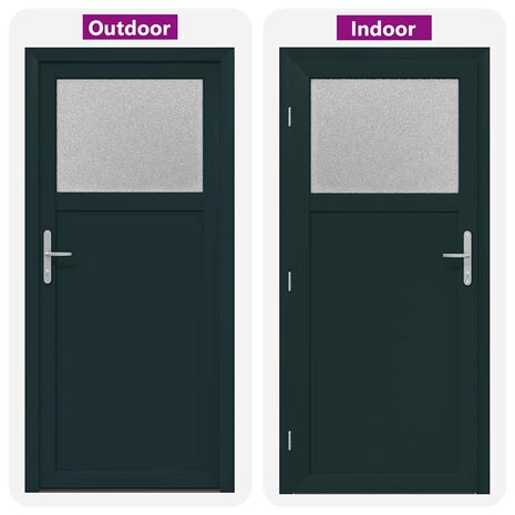 Voordeur Antraciet PVC 6