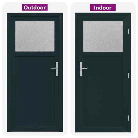 Voordeur Antraciet PVC 6