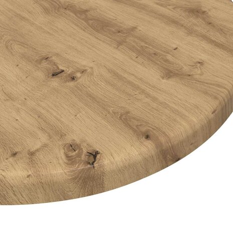 Tafelblad artisanaal eikenkleurig 30 x 30 x 1.5 cm Bewerkt hout 7