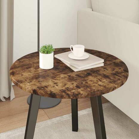Tafelblad Gerookt eiken 50 x 50 x 1.5 cm Bewerkt hout 4