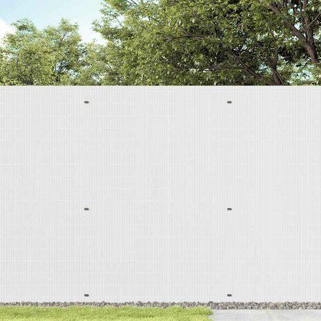 Tuinhek Dubbelzijdig Wit 1,8x5 m PVC 3