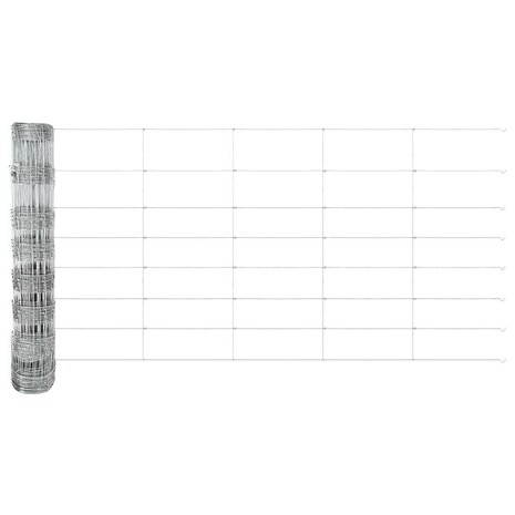 Weidehekwerk Zilver 25 x 0.8 m Gegalvaniseerd staal 4