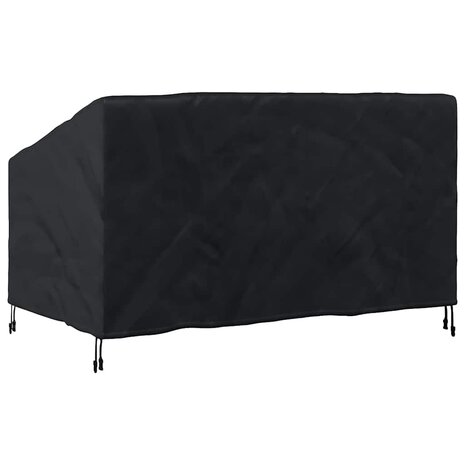 Tuinbankhoes Zwart 160 x 100 x 61 / 89 cm 210D stof 6