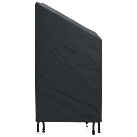 Tuinstoelhoes Zwart 70 x 70 x 85 / 125 cm 210D stof 5