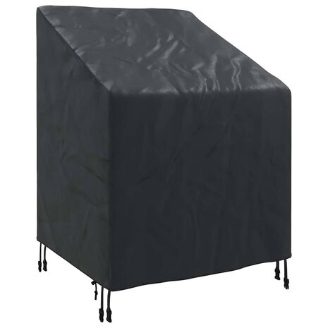 Tuinstoelhoes Zwart 75 x 78 x 65 / 100 cm 600D stof 2