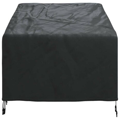 Tuinstoelhoes Zwart 90 x 90 x 50 / 75 cm 210D stof 4