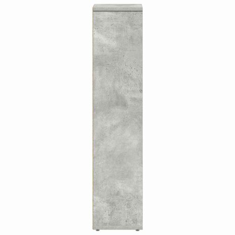Badkamerkast met rolhouder betongrijs 20,5x20x90 cm 5