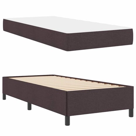 Boxspring bed Bruin 90 x 200 cm Stof, Engineered Hout 6