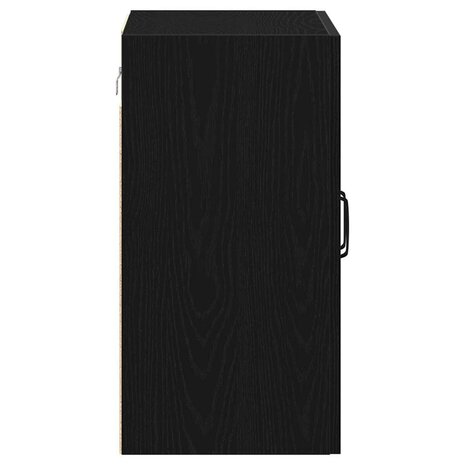 Wandkast 60x31x60 cm bewerkt hout zwart eikenkleurig 7