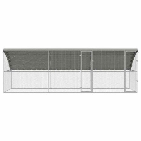 Kippenhok Zilver 600 x 200 x 198.5 cm Gegalvaniseerd staal 3