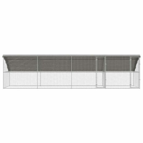Kippenhok Zilver 800 x 200 x 198.5 cm Gegalvaniseerd staal 3