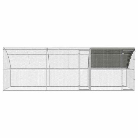 Kippenhok Zilver 600 x 200 x 198.5 cm Gegalvaniseerd staal 3