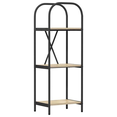 Boekenkast Sonoma eiken 40 x 30 x 109 cm Bewerkt hout 2