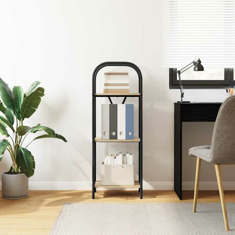 Boekenkast Sonoma eiken 40 x 30 x 109 cm Bewerkt hout 4