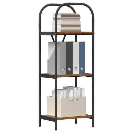 Boekenkast Oud hout 40 x 30 x 109 cm Bewerkt hout 3