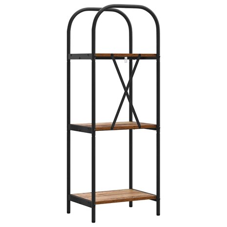 Boekenkast Oud hout 40 x 30 x 109 cm Bewerkt hout 7