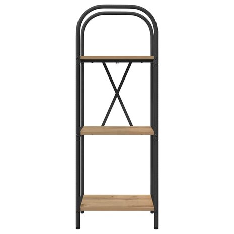 Boekenkast artisanaal eikenkleurig 40 x 30 x 109 cm 5