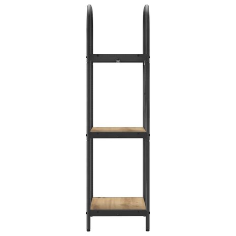 Boekenkast artisanaal eikenkleurig 40 x 30 x 109 cm 6