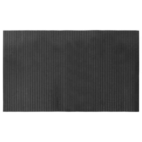 Vloerkleed rechthoekig 60x100 cm bamboe grijs 2
