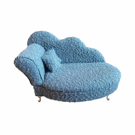 Juwelenkistje Versa Grijs Polyester Metaal Spiegel Hout MDF 12,5 X 17 X 26,5 CM Sofa 1
