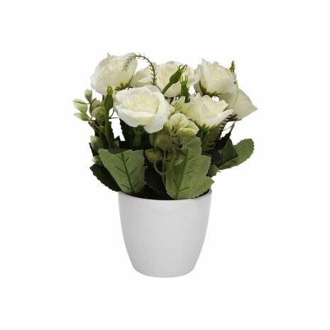 Decoratieve plant Versa Ijzer Textiel Plastic Rozen 8 X 18 CM 2
