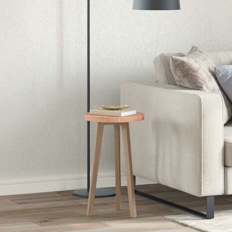Tafelblad Anders Lichtbruin Ø 30 x 2.5 cm Massief eikenhout 1