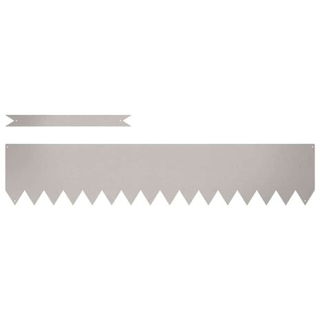 Gazonranden 10 pcs Bruin 100 x 0.5 x 20 cm Cortenstaal 3