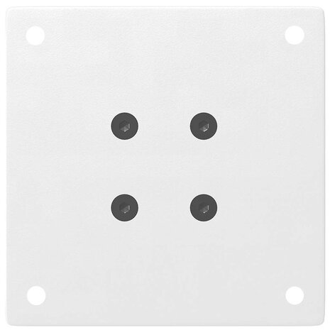 Salontafelpoten 4 st 42-44 cm staal wit 7