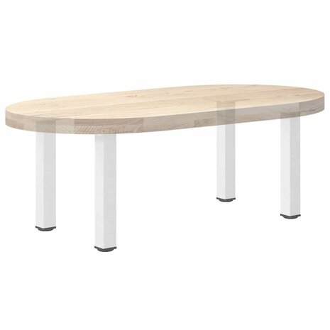 Salontafelpoten 4 st 42-44 cm staal wit 8