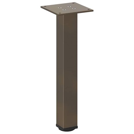 Salontafelpoten 4 st 42-44 cm staal naturel 4