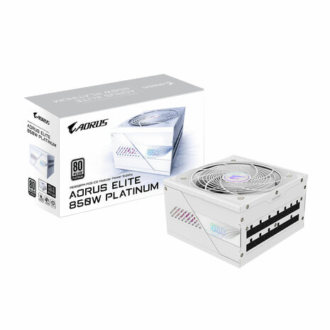Voedingsbron Gigabyte GP-AE850PM PG5 ICE 850 W 125 W 80 PLUS Platinum 1