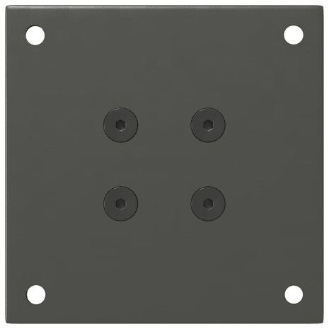 Salontafelpoten 4 st 30-32 cm staal antraciet 7