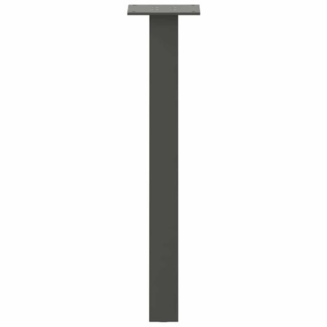 Salontafelpoten 4 st 30 cm staal antraciet 5