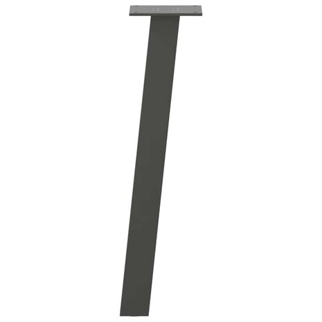 Salontafelpoten 4 st 42 cm staal antraciet 5
