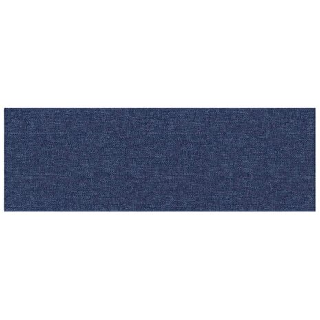 Wandpanelen 12 st 3,24 m² 90x30 cm stof blauw 3