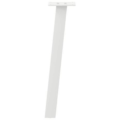 Salontafelpoten 4 st 30 cm staal wit 4