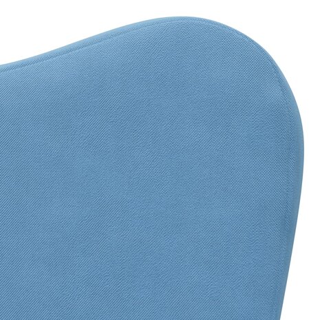 Kinderbank zacht pluche blauw 6